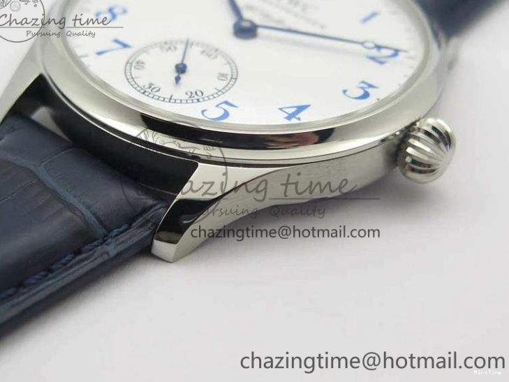 MIROTIME 0115 Portuguese Fa Jones IW544203 SS GSF 1:1 Best Edition White Dial On Leather Strap Trendsetting 7235
